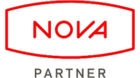 Logo of Nova Paragliders - partner of the touch and go paragliding school in Central Switzerland