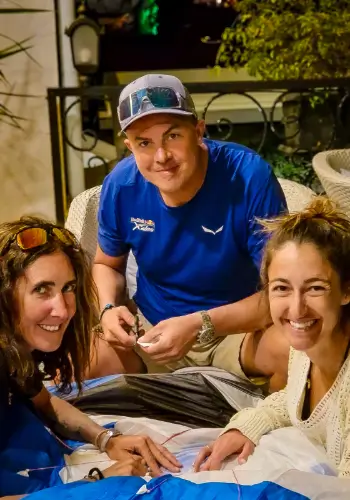 The core team of touch and go paragliding - experts dedicated to the safe and professional training of paraglider pilots.