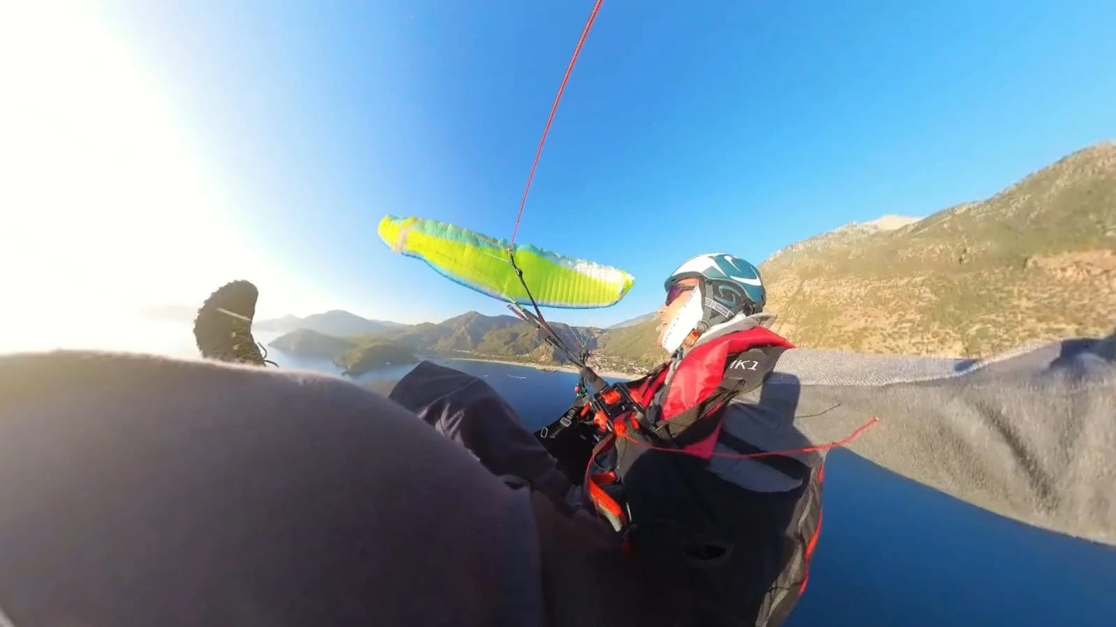 Gleitschirm Manöveraufnahme im Online-Coaching mit Videoanalyse